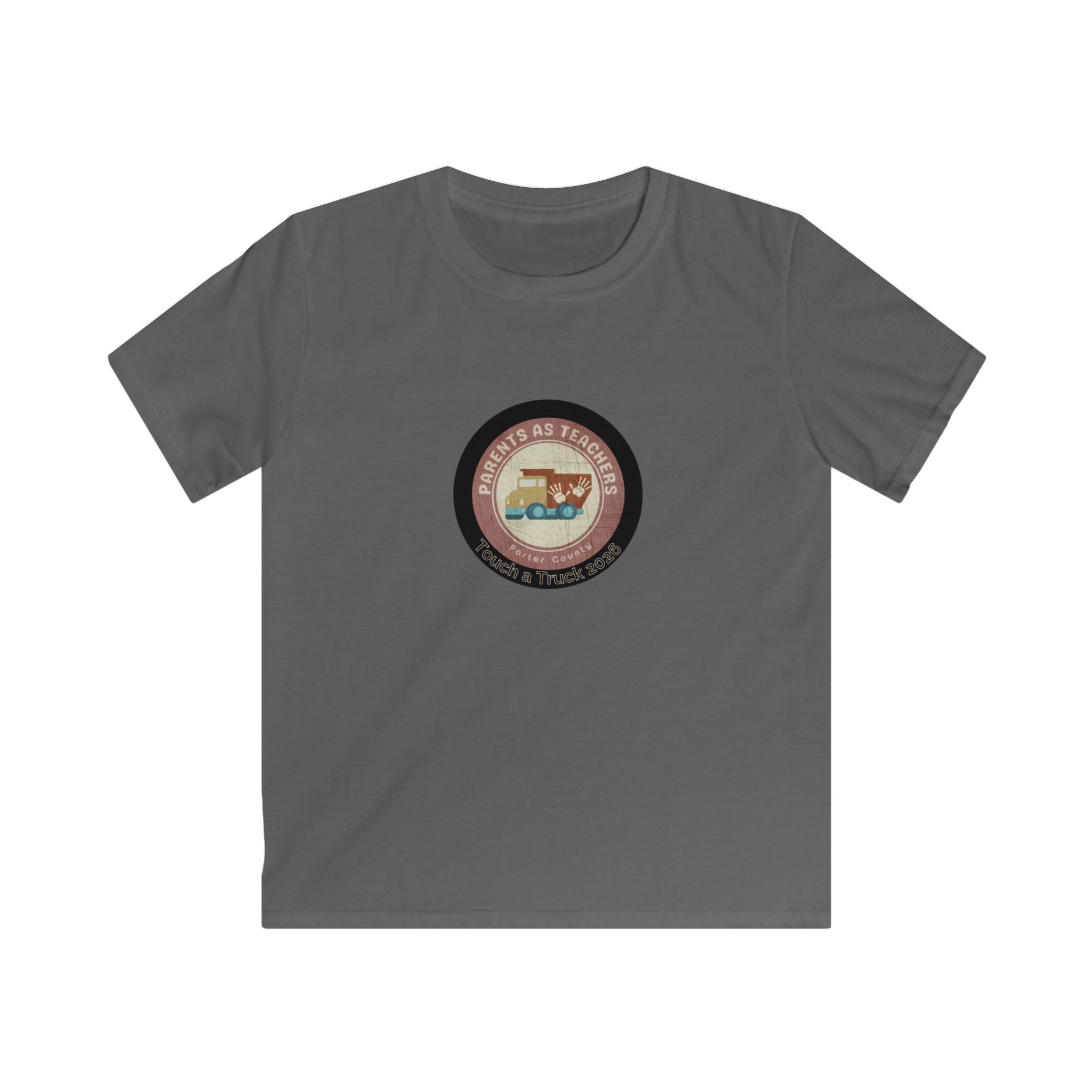 Kids Tee — Retro Wagon Adventure Badge (Kids)