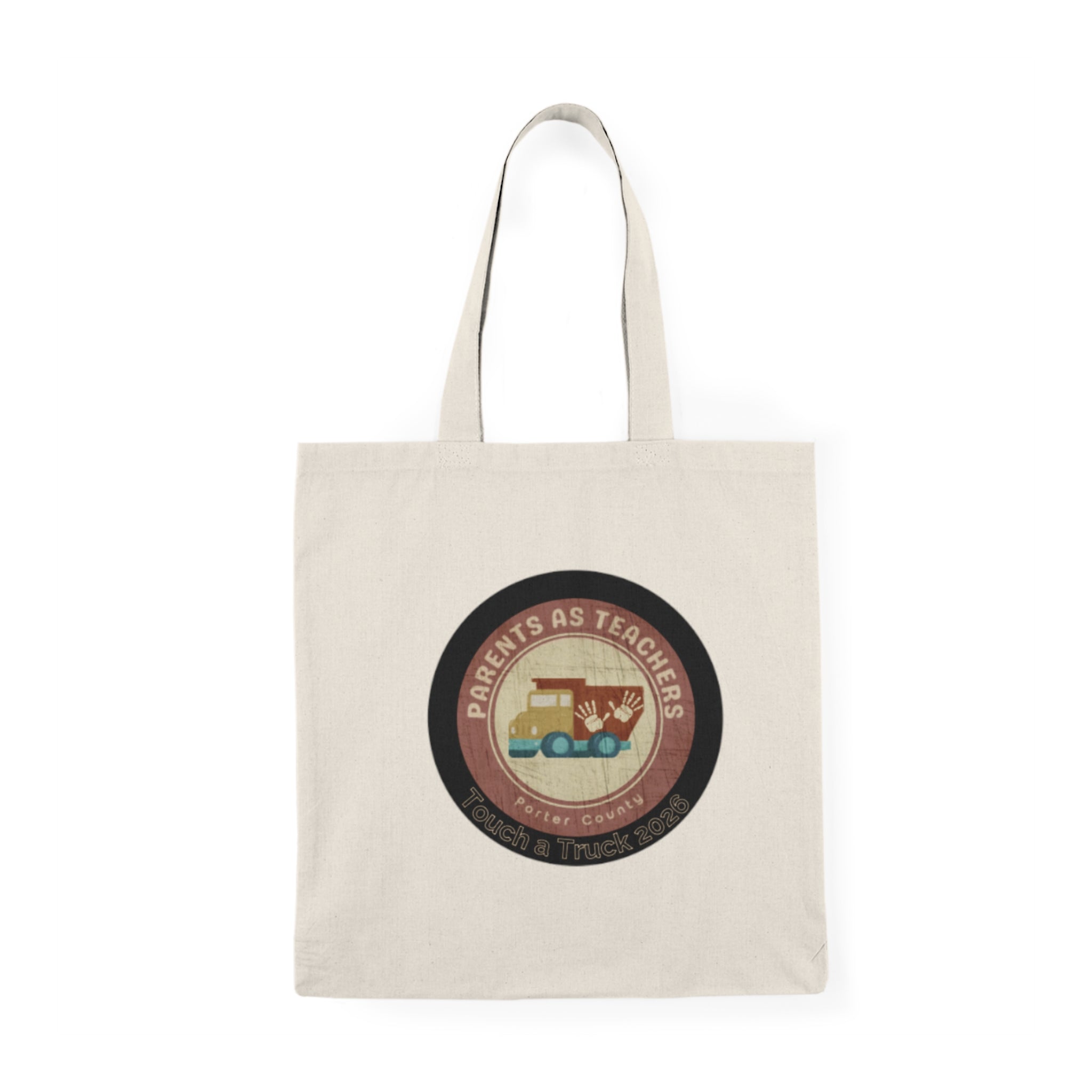 Parents as Teachers Tote Bag — Vintage School Bus Design