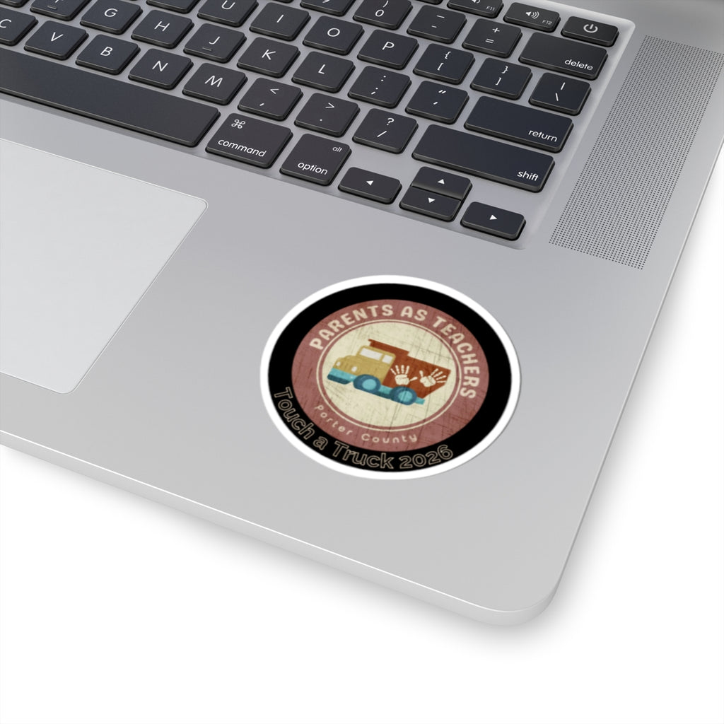 Parents as Teachers 'Touch a Truck 2026' Round Sticker