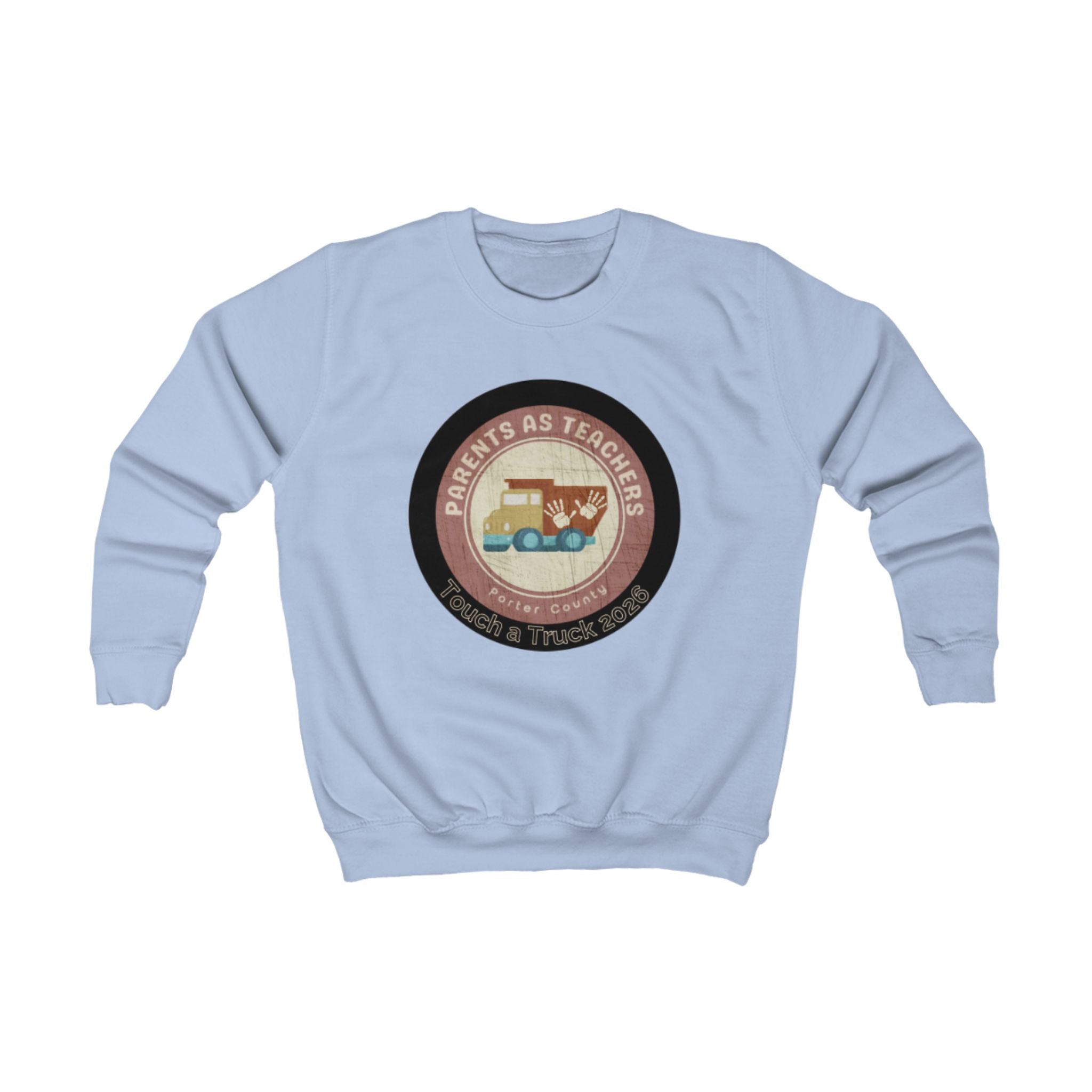 Kids Sweatshirt - 'Parents as Teachers' Vintage School Bus Design