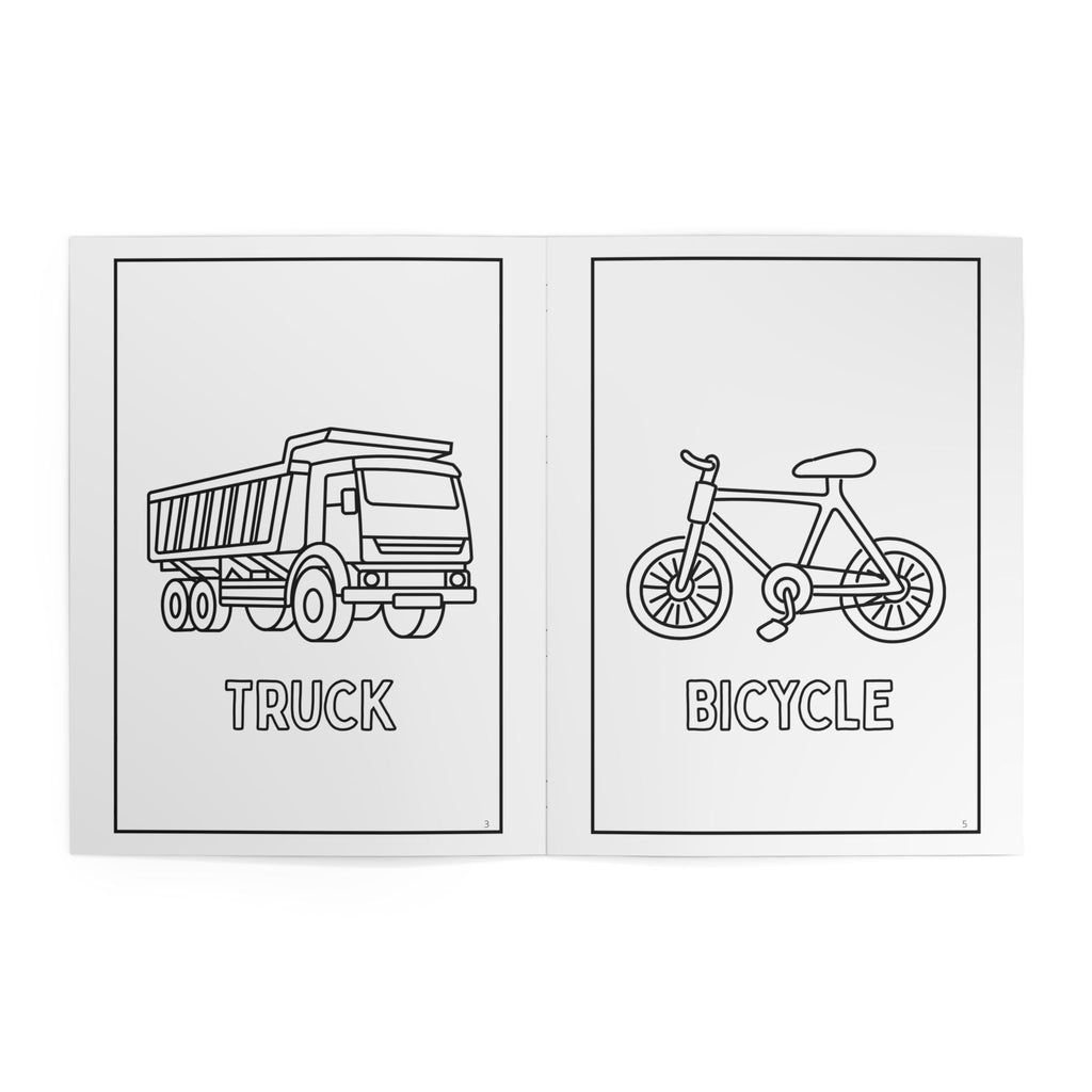 Touch a Truck Activity Coloring Book — 2026 Kids Truck Coloring & Activity Book