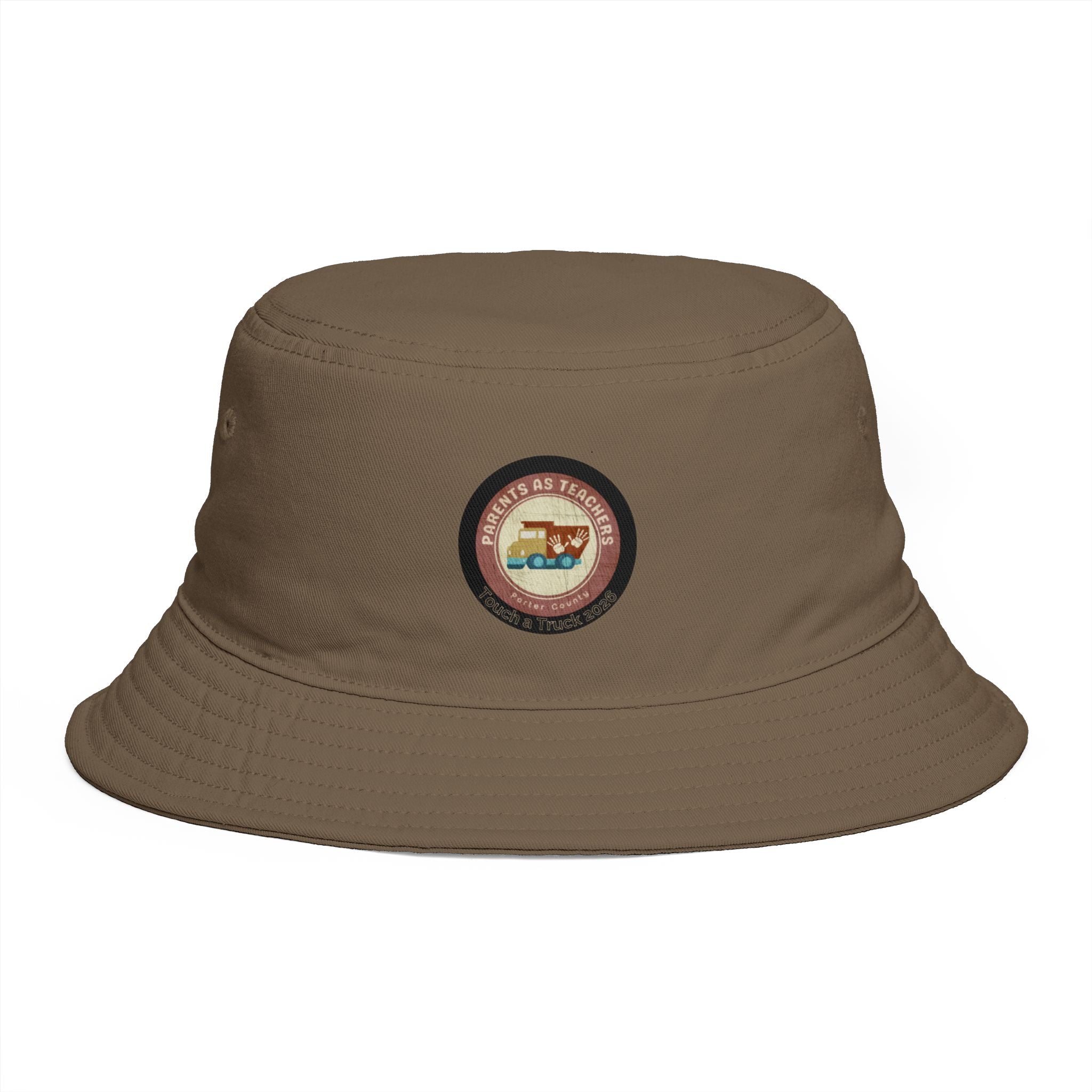 Vintage Camper Bucket Hat — Adventure Is Calling Retro Outdoor Sun Hat