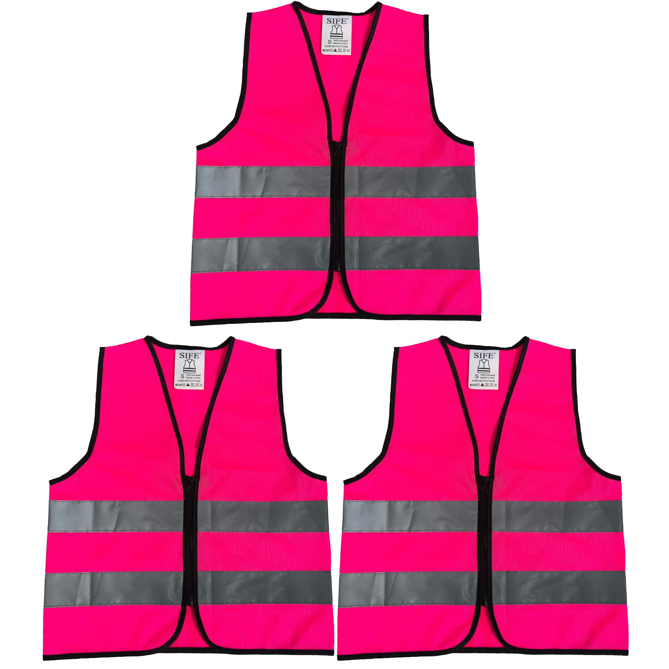 SIFE Kids' Safety Vest for Young Explorers,6 Color Options,Compatible with 3M Technology