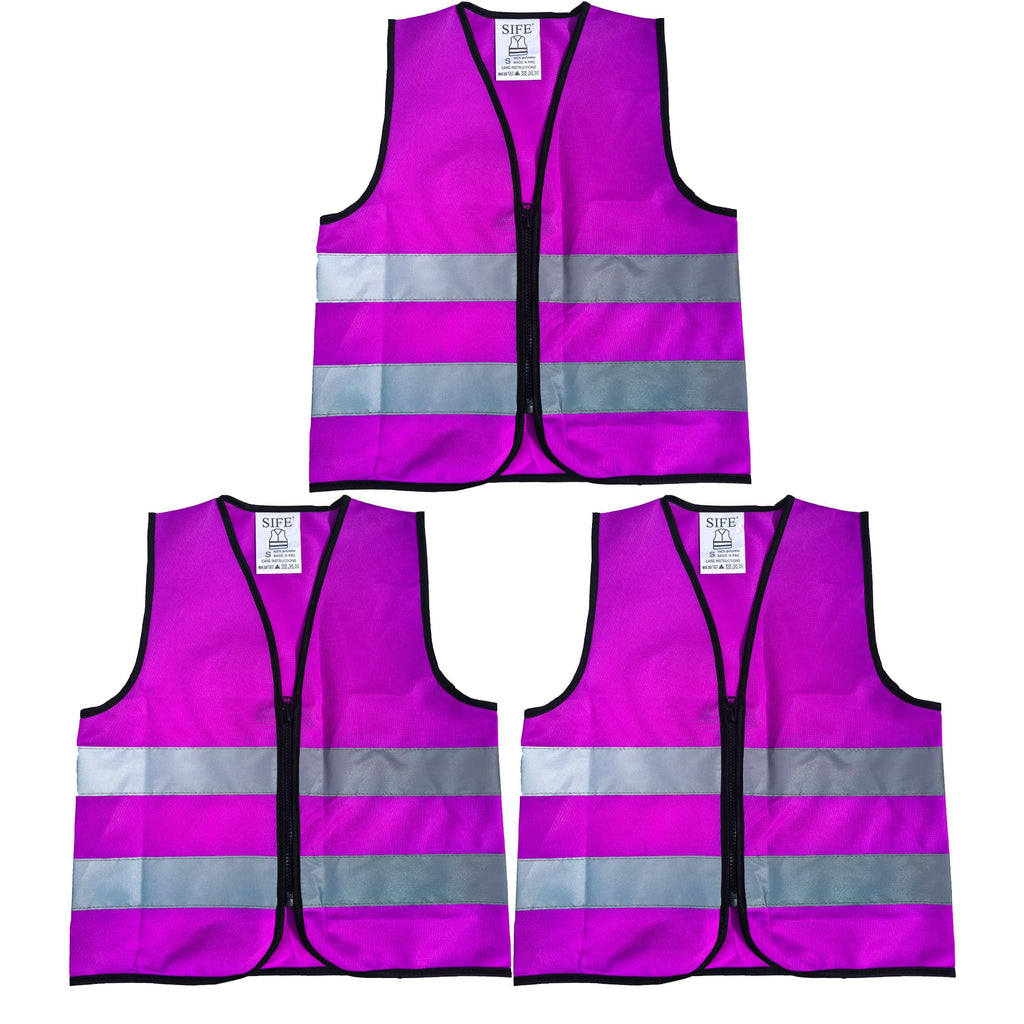 SIFE Kids' Safety Vest for Young Explorers,6 Color Options,Compatible with 3M Technology