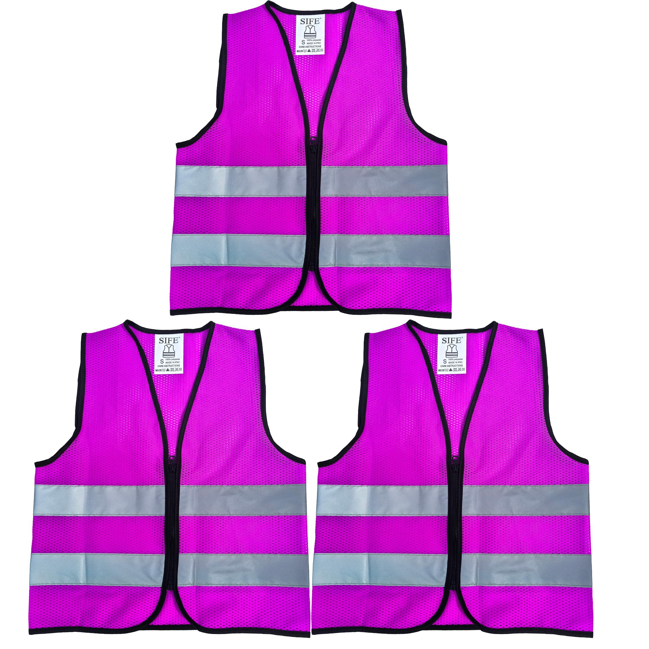 SIFE Kids' Safety Vest for Young Explorers,6 Color Options,Compatible with 3M Technology