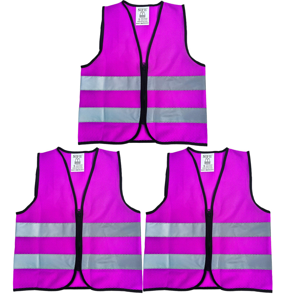 SIFE Kids' Safety Vest for Young Explorers,6 Color Options,Compatible with 3M Technology